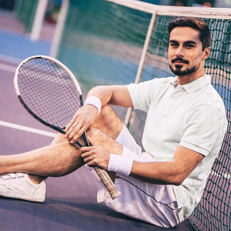 High O2 Collar T-shirt