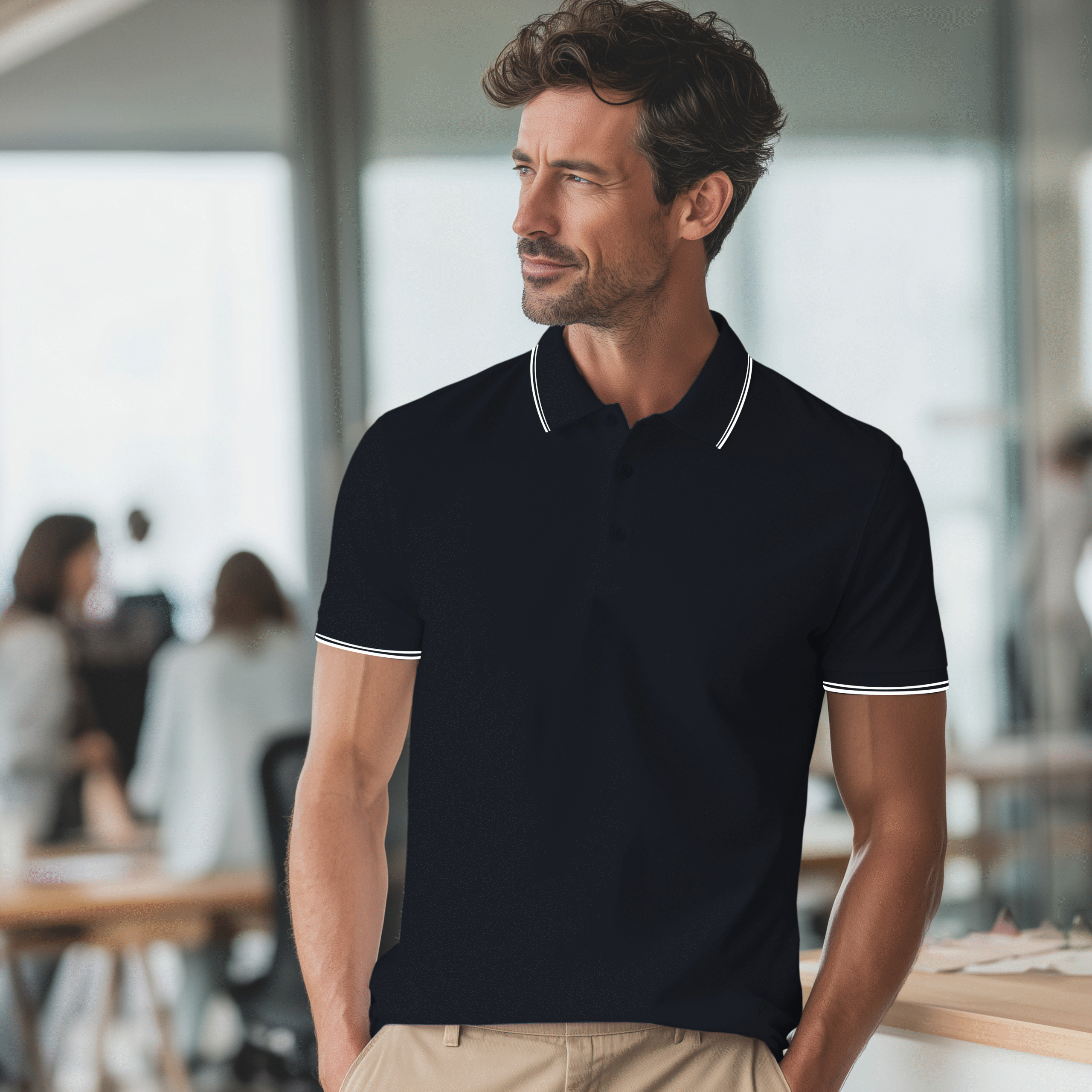 Ruffty Sports Tipping Collar T-shirt